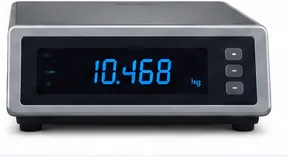 QuikWeight digital scale display showing 10.468 kg